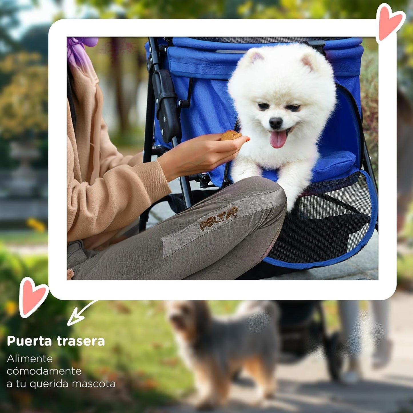 PawHut - Cochecito para mascotas