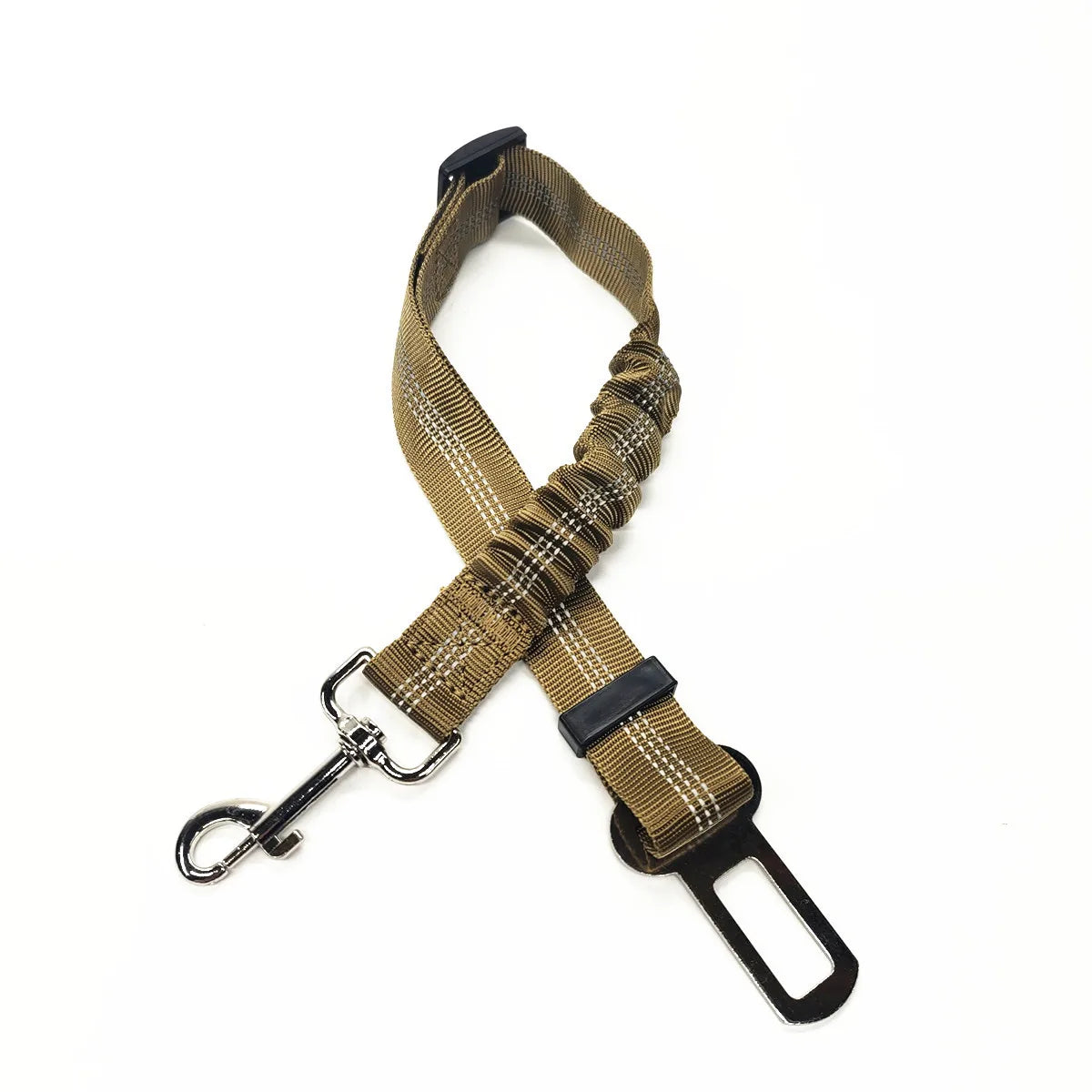 Cinturón para perro dorado
