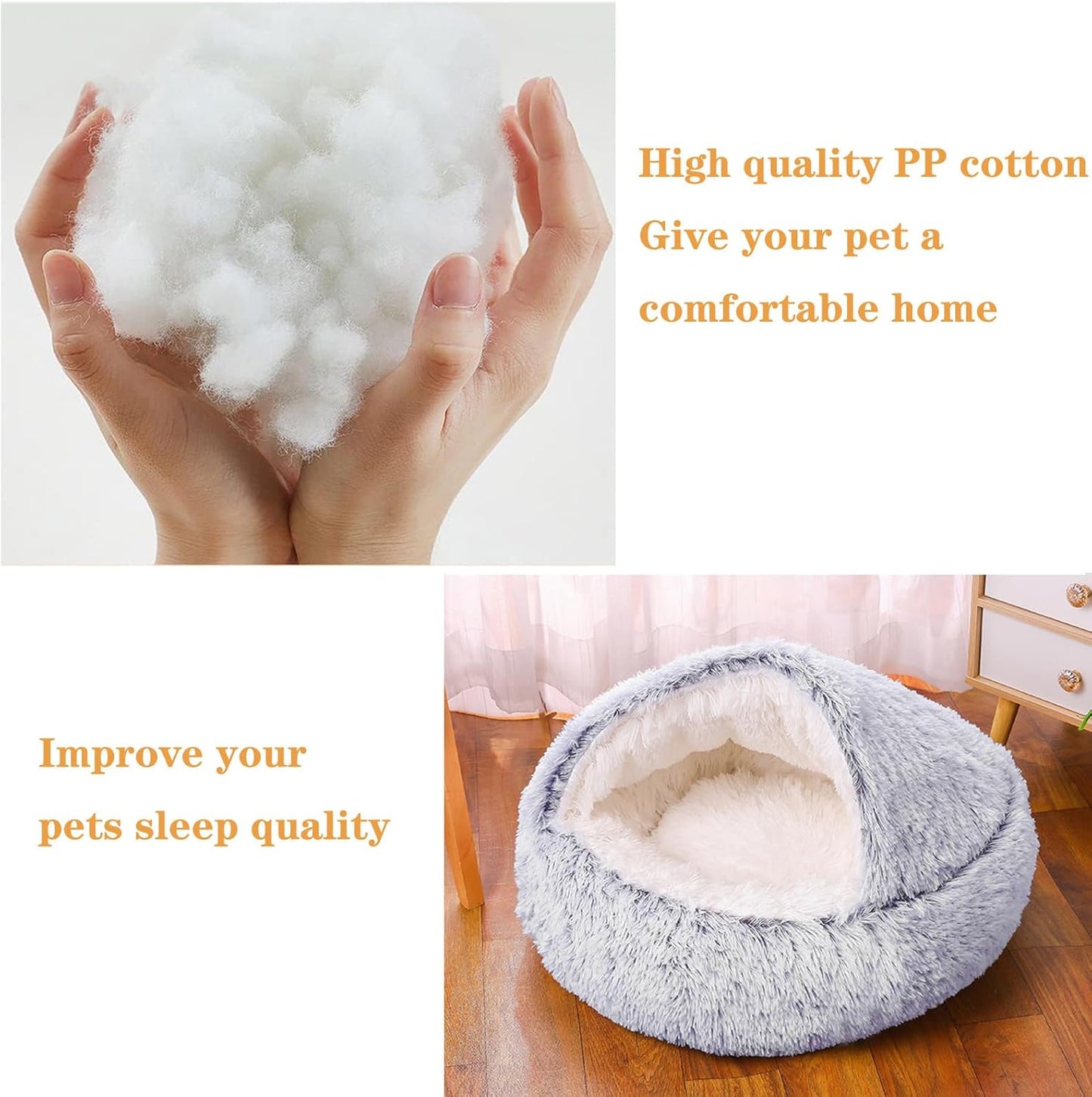 Cama CozyNest - Mascotas Pequeñas