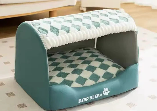 Caseta de invierno para perros