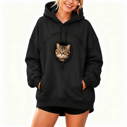 Sudadera con bolsillo para llevar a tu mascota