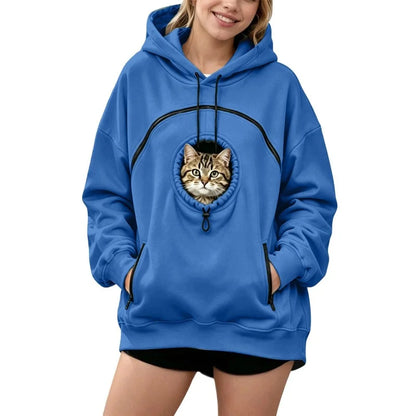 Sudadera con bolsillo para llevar a tu mascota