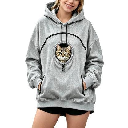 Sudadera con bolsillo para llevar a tu mascota