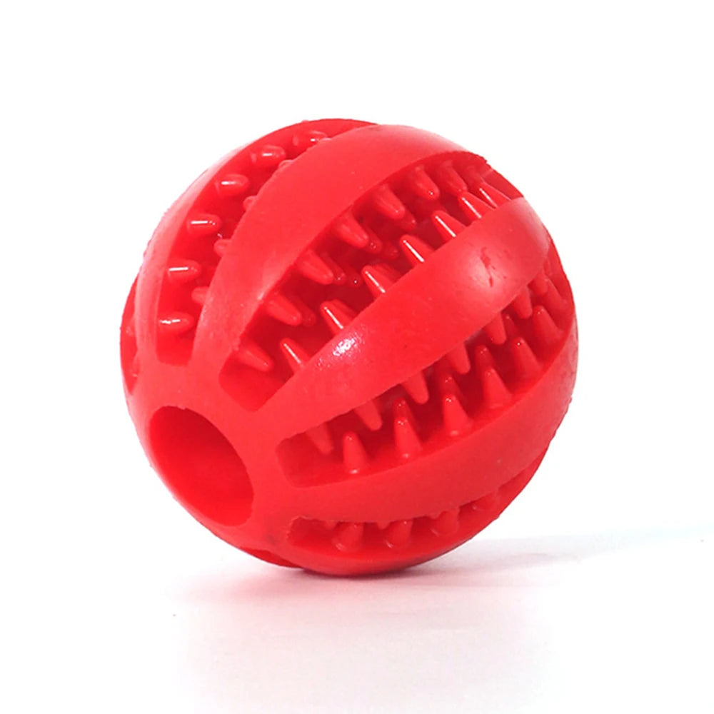 pelota interactiva para mascotas roja