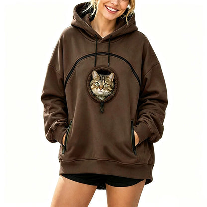 Sudadera con bolsillo para llevar a tu mascota