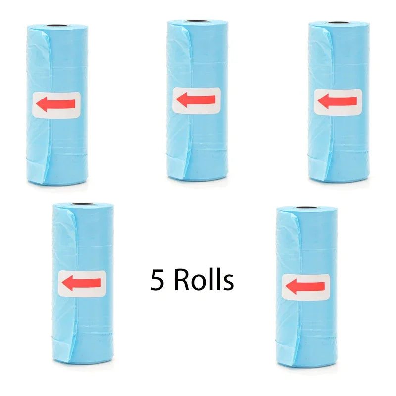 Bolsas ecológicas para excrementos azul claro